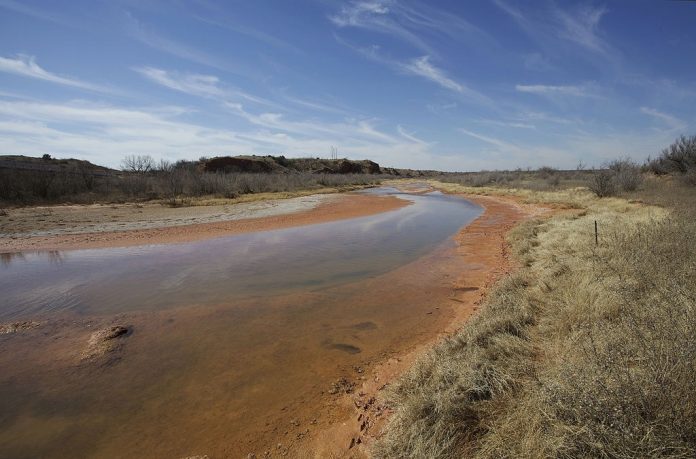 Salt Fork Brazos River Garza County Texas